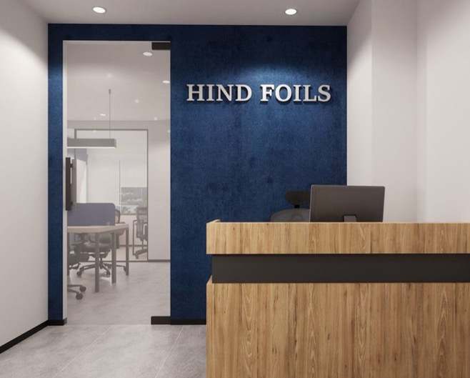 Branded corporate reception