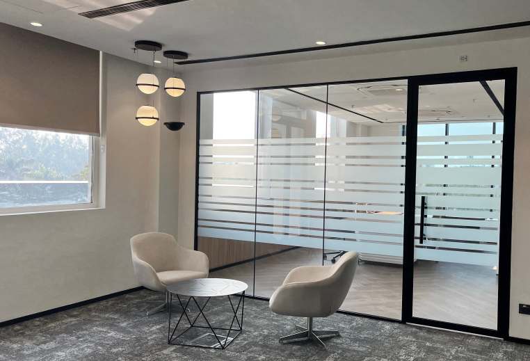 Office breakout lounge