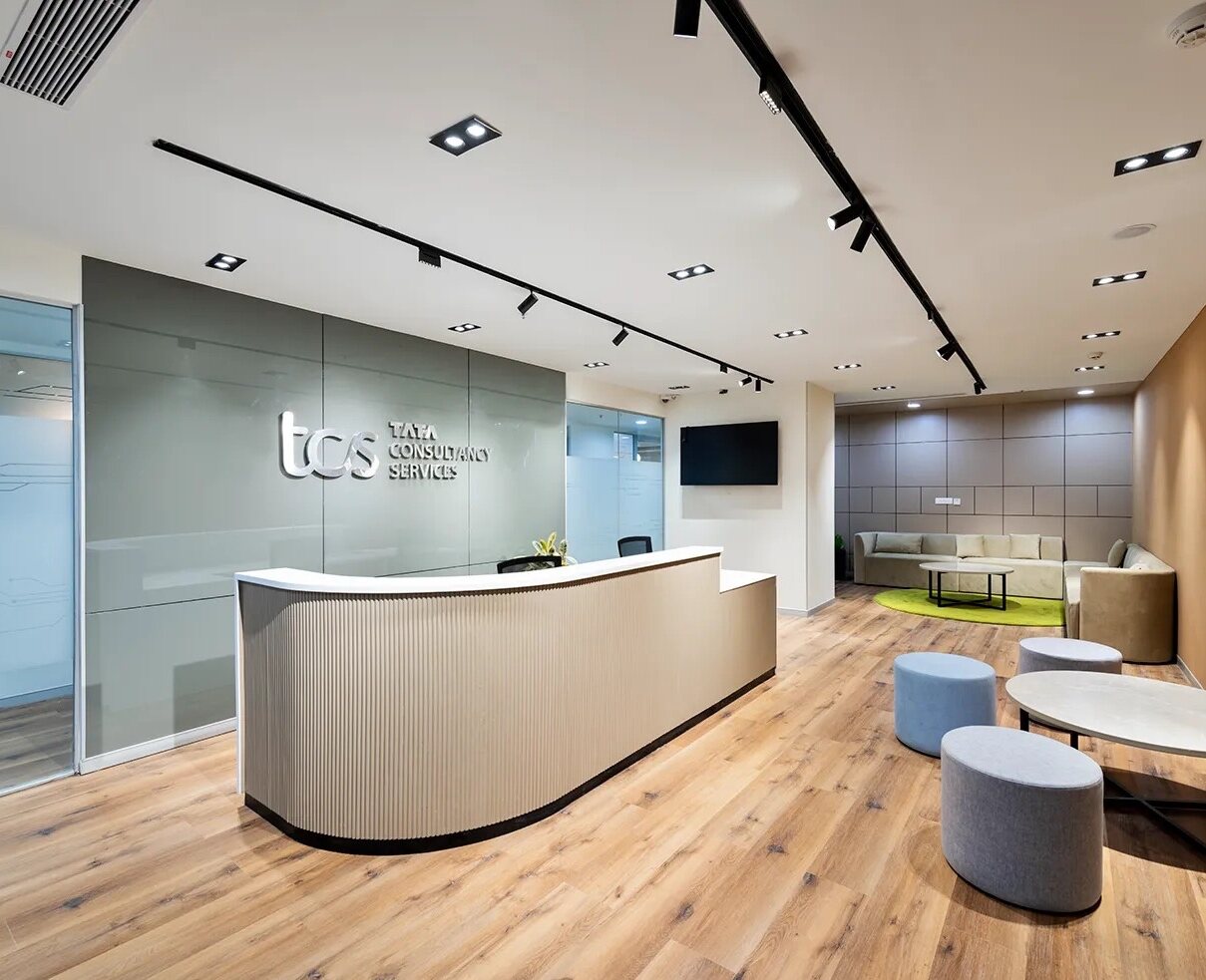 Premium TCS office reception fit-out